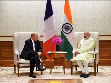 India, France urge global community to act against nations sponsoring terror, resolve to boost defence, trade ties India, France urge global community to act against nations sponsoring terror, resolve to boost defence, trade ties