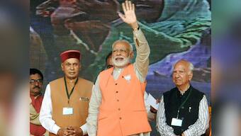 Narendra Modi in Himachal Pradesh: PM pushes for rural development, 'be it roads, railways, air, highways' at Sundernagar