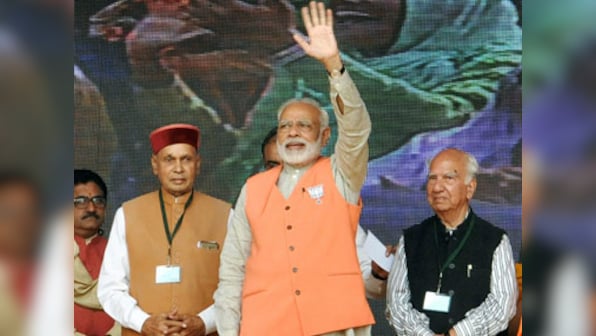Narendra Modi in Himachal Pradesh: PM pushes for rural development, 'be it roads, railways, air, highways' at Sundernagar