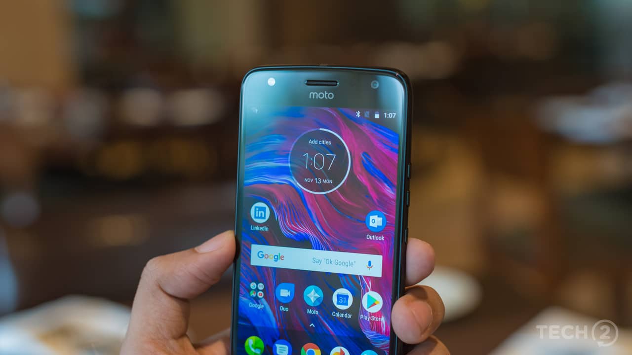 Motorola Moto X4. Image: tech2/ Rehan Hooda