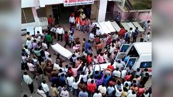 Union minister Anupriya Patel visits NTPC blast victims at Safdarjung Hospital in New Delhi