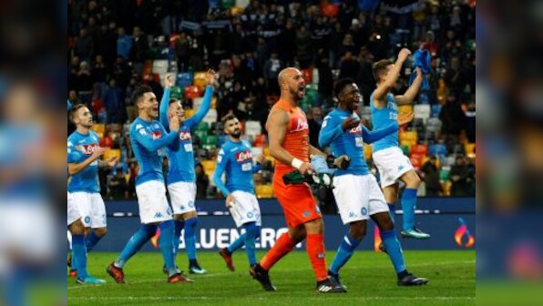 Serie A: Napoli edge past Udinese to regain top spot; Juventus return to winning ways at Crotone