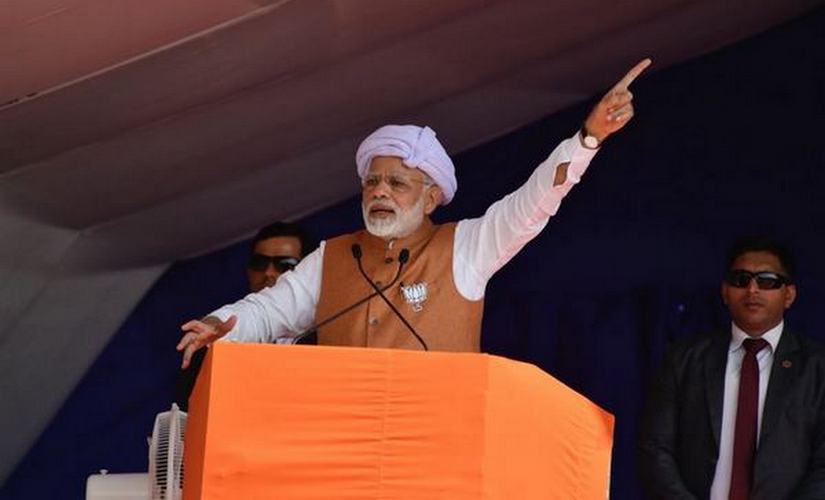 Gujarat Assembly Election: Narendra Modi addresses 4 rallies in poll-bound state, continues attack on Congress, avoids GST