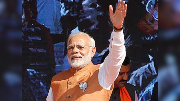 Narendra Modi to barnstorm across Gujarat today, address rallies in Morbi, Junagadh, Bhavnagar and Surat