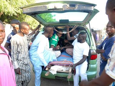 Suicide bombing in Nigeria mosque kills at least 50; police suspect Boko Haram behind attack