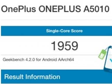 The leaked GeekBench 4 score for the OnePlus 5T Image: telefoonabonnement.nl