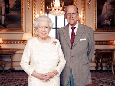 File image of Queen Elizabeth and Prince Phillip at Buckingham Palace. AP