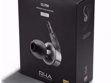 RHA CL750 packaging