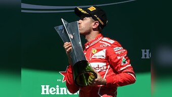 Brazilian Grand Prix: Sebastian Vettel pips Valtteri Bottas to win as Lewis Hamilton comes fourth