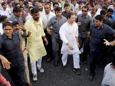 Rahul Gandhi in Gujarat updates: On day 3 of poll campaigning, Congress VP meets Scheduled Caste leaders, NSUI workers