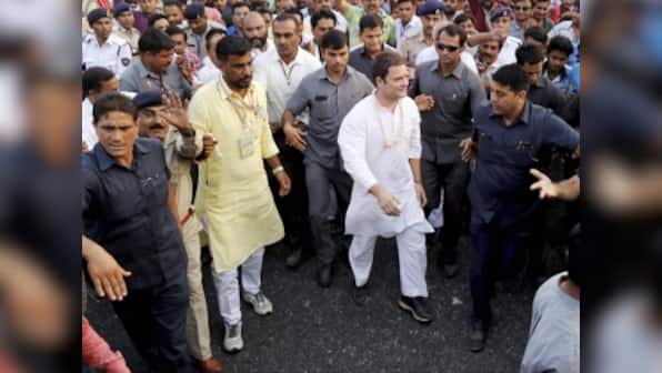Rahul Gandhi in Gujarat updates: On day 3 of poll campaigning, Congress VP meets Scheduled Caste leaders, NSUI workers