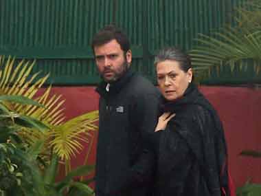 File image of Congress president Sonia Gandhi and vice-president Rahul Gandhi. PTI