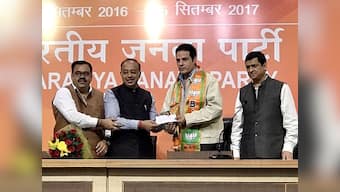 Actor Rahul Roy joins BJP in presence of Vijay Goel, says he wants to contribute to development of country