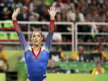 File image of Alexandra Raisman of USA. Reuters