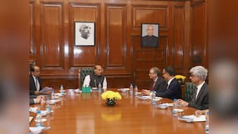 Microsoft founder Bill Gates meets Rajnath Singh, discusses welfare initiatives in India
