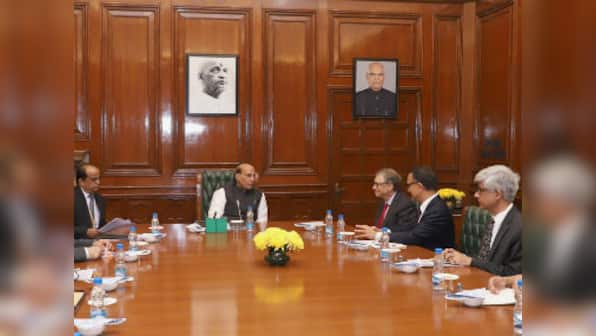 Microsoft founder Bill Gates meets Rajnath Singh, discusses welfare initiatives in India