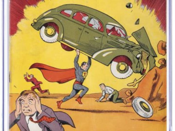 Superman: 1938 comic book with Man of Steel's first appearance to be auctioned
