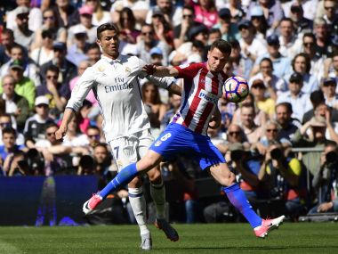 Real Madrid will face Atletico Madrid in the derby clash knowing a defeat could severely dent their title chances. AFP