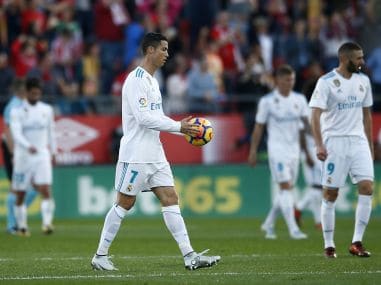 Real Madrid will hope to return to winning ways when they face Las Palmas in La Liga. AP