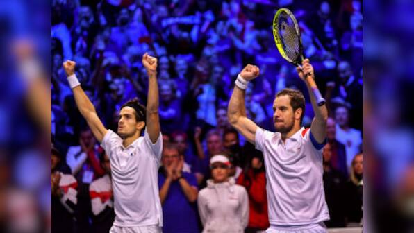 Davis Cup: Richard Gasquet, Pierre-Hugues Herbert hand France 2-1 lead over Belgium in final