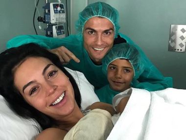 Cristiano Ronaldo becomes father for 4th time after girlfriend Georgina Rodriguez gives birth to baby girl Cristiano Ronaldo becomes father for 4th time after girlfriend Georgina Rodriguez gives birth to baby girl