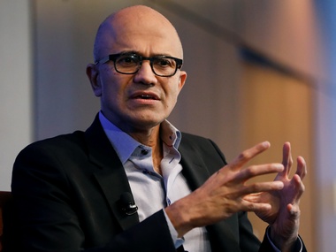 Microsoft CEO Satya Nadella exhorts Indian firms to develop own tech capabilities with focus on inclusivity Microsoft CEO Satya Nadella exhorts Indian firms to develop own tech capabilities with focus on inclusivity