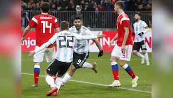 International friendlies: Sergio Aguero's strike helps Argentina see off Russia at 2018 World Cup final venue