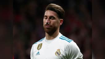 La Liga: Real Madrid defender Sergio Ramos suffers broken nose in derby clash against Atletico