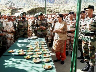 Nirmala Sitharaman visits army posts in Arunachal Pradesh, takes stock of defence preparedness