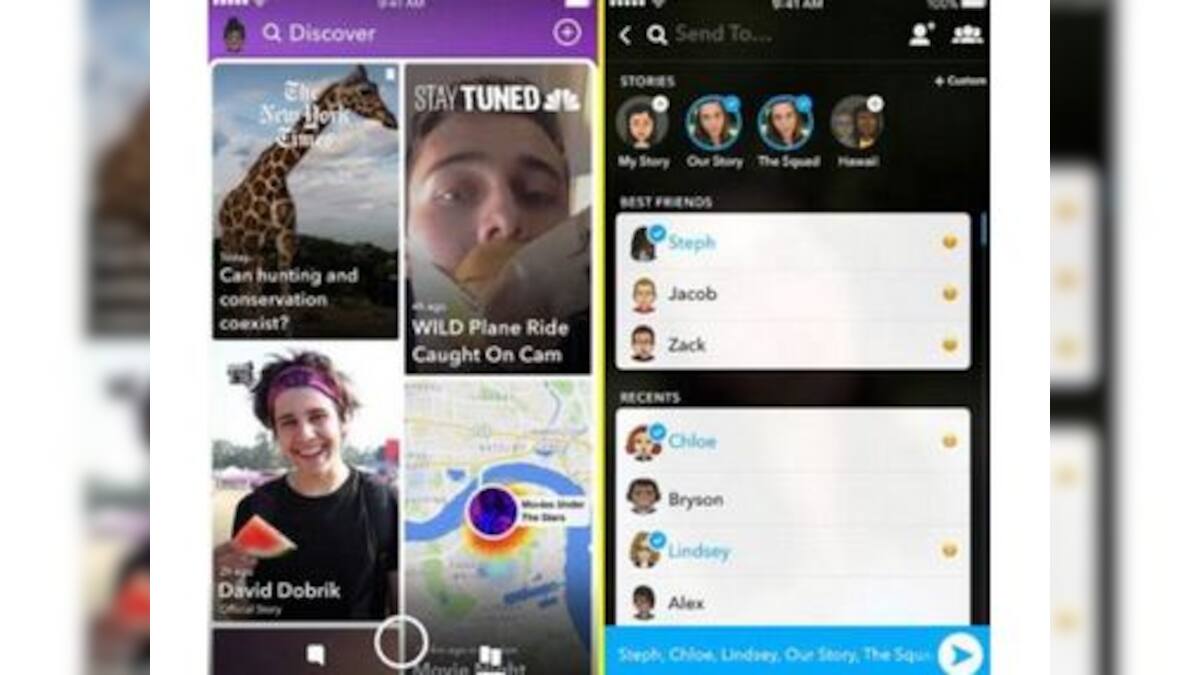 Snapchat to undergo a new redesign separating your friends posts from ...