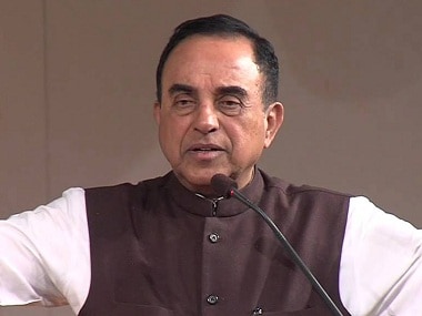 BJP leader Subramanian Swamy. Image via Facebook