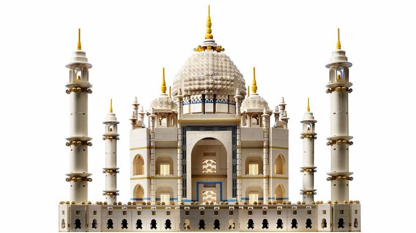 A completed build of LEGO's Taj Mahal set. Image courtesy: LEGO