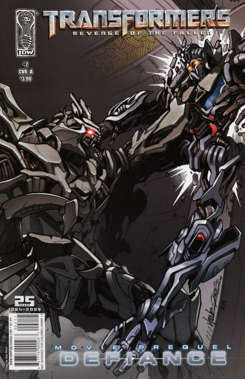 Griffith illustrated the second official prequel to the Transfomers: Revenge of the Fallen movie. IDW