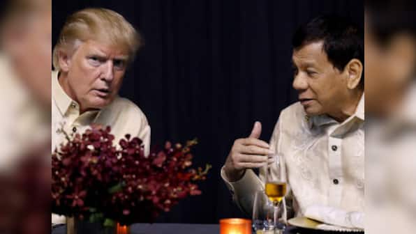 At ASEAN Summit, Donald Trump hails 'great relationship' with Philippine president Rodrigo Duterte