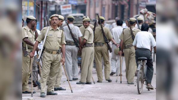 UP Police lathi-charge Youth Congress workers at Lucknow's Gandhi Bhavan to stop their protest against BJP govt