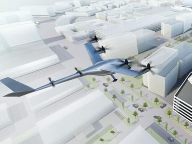 Uber flying taxi concept. Image: Uber