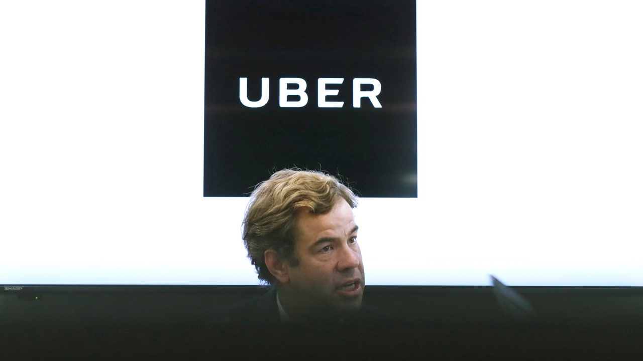 Uber's Asia Pacific Chief Business Officer Brooks Entwistle gives an interview in Japan. Image: Reuters