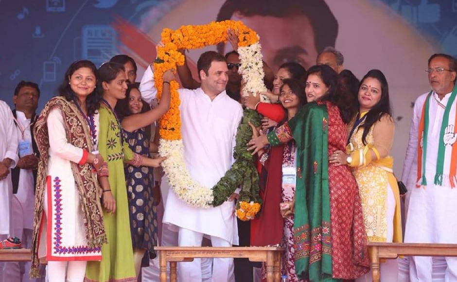 Congress vice-president Raahul Gandhi began the second leg of his three-day campaign tour of north Gujarat from Banaskantha to Patan on Sunday. Twitter@ashokgehlot51 Congress vice-president Raahul Gandhi began the second leg of his three-day campaign tour of north Gujarat from Banaskantha to Patan on Sunday. Twitter@ashokgehlot51