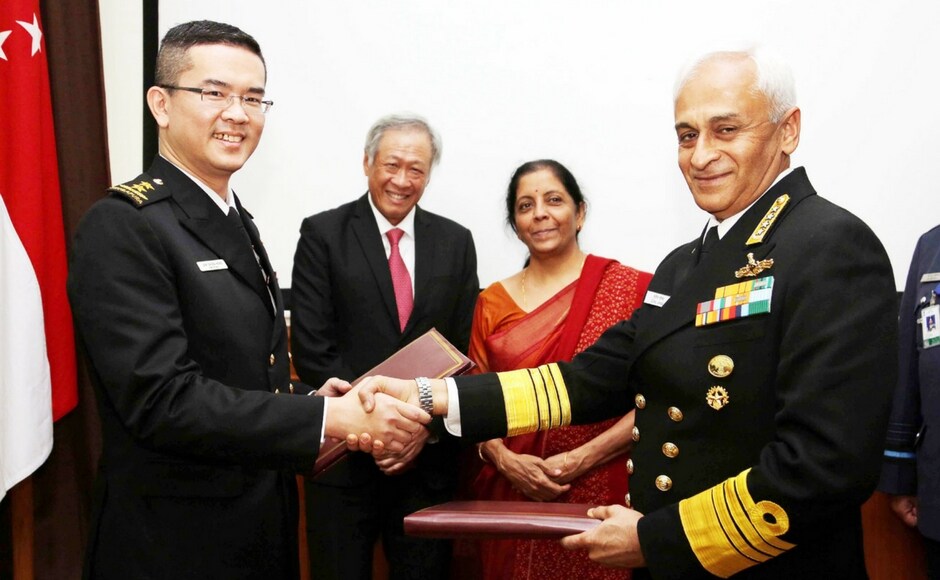 The joint statement also added that both ministers look forward to the commemoration of the 25th anniversary of the India-Singapore maritime bilateral exercise in 2018. PIB The joint statement also added that both ministers look forward to the commemoration of the 25th anniversary of the India-Singapore maritime bilateral exercise in 2018. PIB