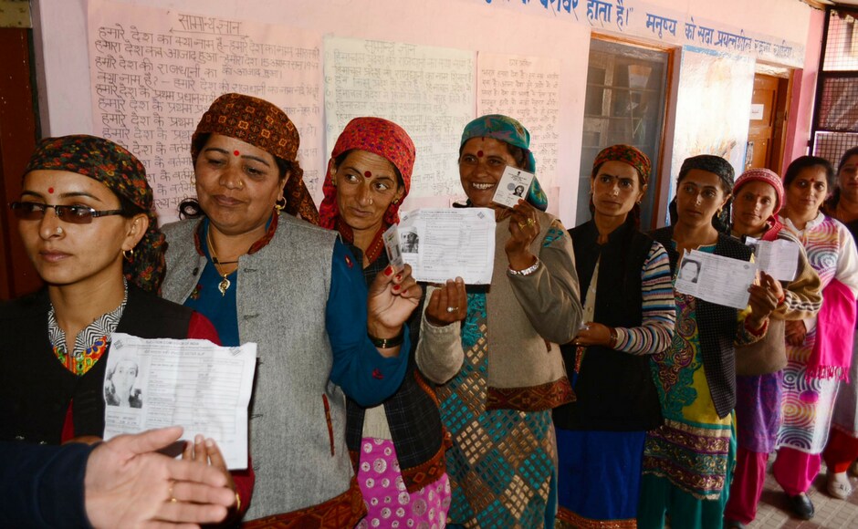Voting for the Assembly, which started at 8 am, came to an end at 5pm, but continued in some booths were people were still waiting to cast their votes. credit: S Chauhan Voting for the Assembly, which started at 8 am, came to an end at 5pm, but continued in some booths were people were still waiting to cast their votes. credit: S Chauhan