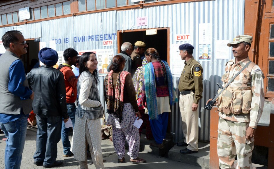 A total of 17,850 personnel of police and Home Guards and 65 companies of central paramilitary force had also been deployed. Image credit: S Chauhan A total of 17,850 personnel of police and Home Guards and 65 companies of central paramilitary force had also been deployed. Image credit: S Chauhan