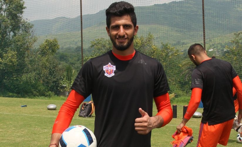 FC Pune City goalkeeper Vishal Kaith. Image courtesy: FC Pune City