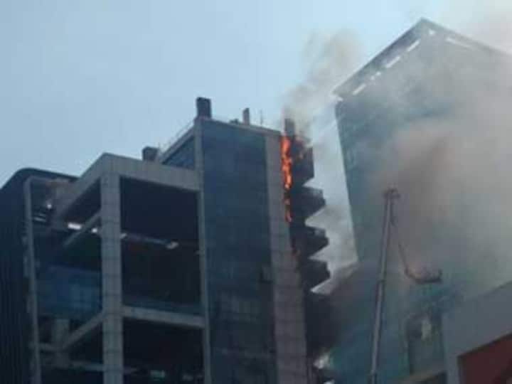 Fire breaks out in 10-storey building near Vashi railway station in Navi Mumbai; third such incident in last week