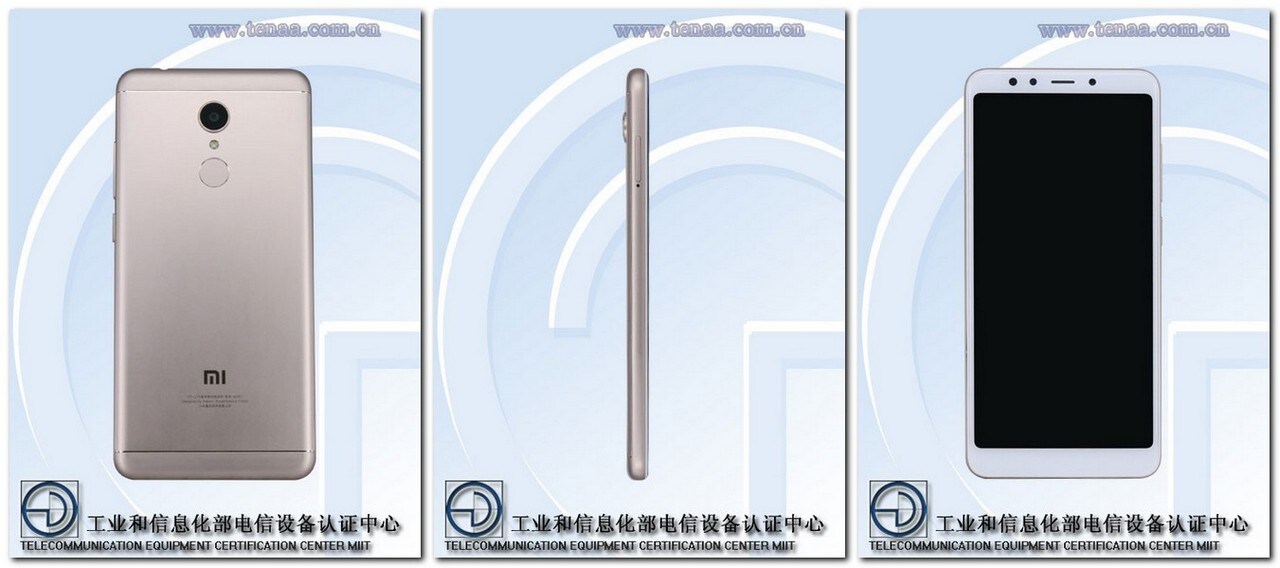 Xiaomi Redmi 5. TENAA