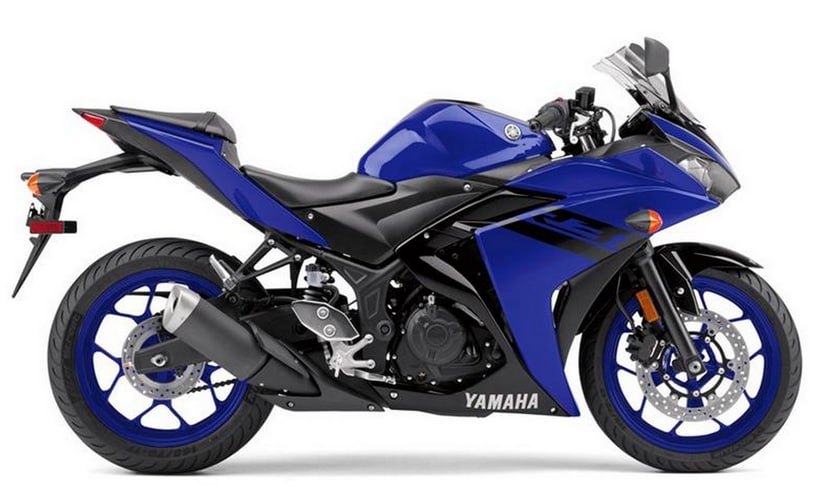 2018 Yamaha YZR-R3 unveiled with a new blue paint option; internals ...