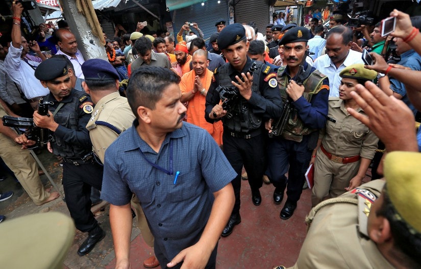 Uttar Pradesh chief minister enjoys Z-plus category security cover. Reuters