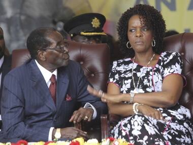 Zimbabwean president Robert Mugabe makes first public appearance since military takeover in Harare