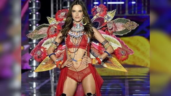 Victoria's Secret Angel Alessandra Ambrosio walks the runway at