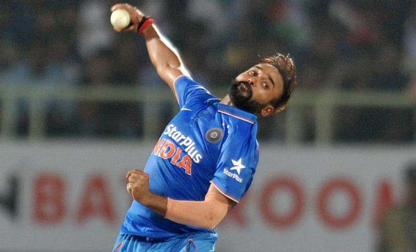 Amit Mishra bowls during the fifth ODI against New Zealand in Visakhapatnam. Mishra destroyed the Kiwis with figures of 5/18. AFP