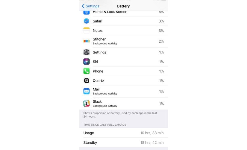 Battery life on the iPhone 8 Plus on regular usage
